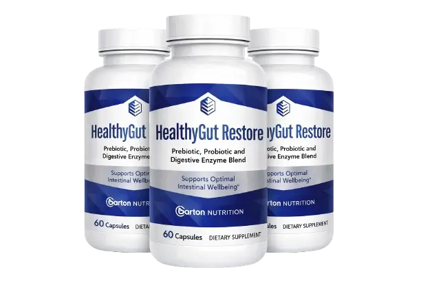 Healthy Gut Restore Supplement Bottle